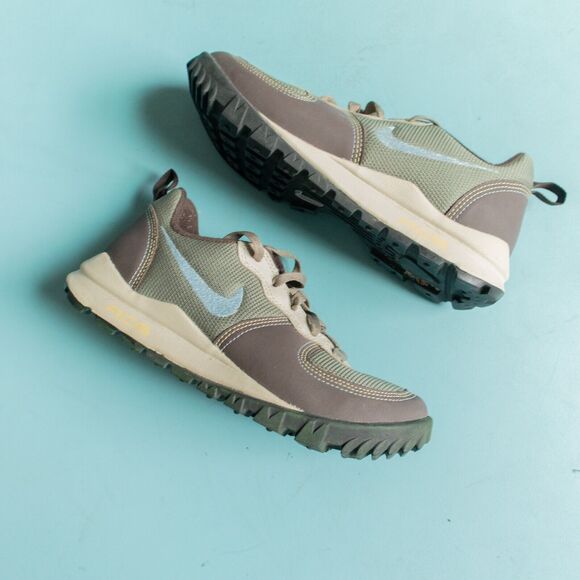 Nike ACG Y2K Vintage Brown Green Trail Running Lace Up Sneakers Size Womens 7 - Picture 1 of 7